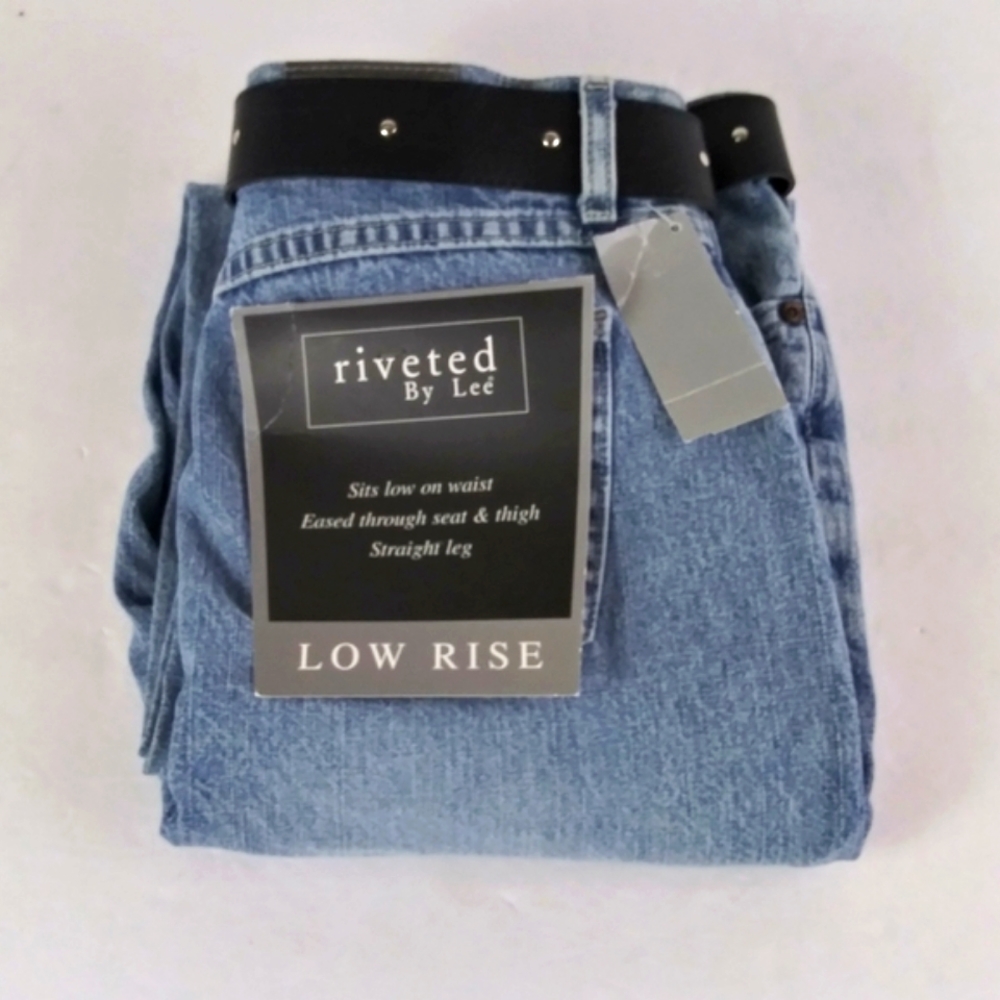 Lee low rise blue jeans women size 12L